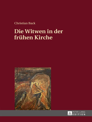 cover image of Die Witwen in der fruehen Kirche